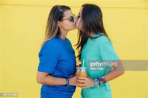 Gay Girls Kissing Photos And Premium High Res Pictures Getty Images