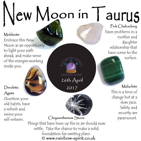 Rainbow Spirit Crystal Shop Poster Suggestions For The New Moon In