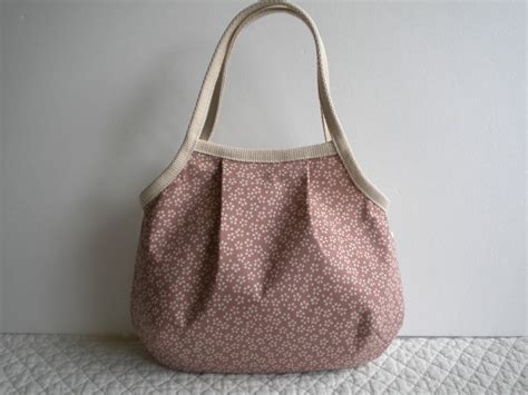 Handmade Bag Japanese Fabric Antique Pink Sakura Bag By 520