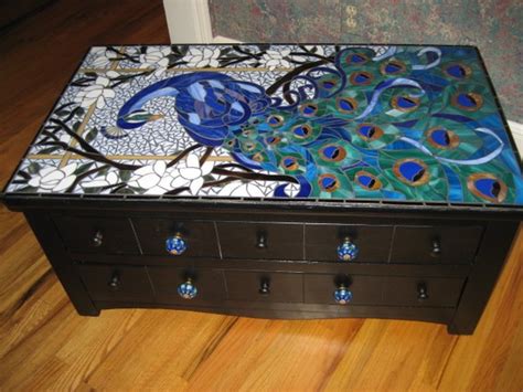 Our new mosaic coffee table has been designed with a natural aesthetic in mind. Yaneka and the Wolfe: Peacock Mosaic Coffee Table..