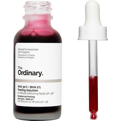 The ordinary is an evolving collection of treatments offering familiar, effective clinical technologies positioned to raise integrity in skincare. The Ordinary AHA 30% + BHA 2% Peeling Solution - Brand ...