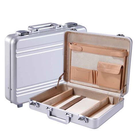 Molded Aluminum Notebook Attache Carrying Case Magnesium Aluminum