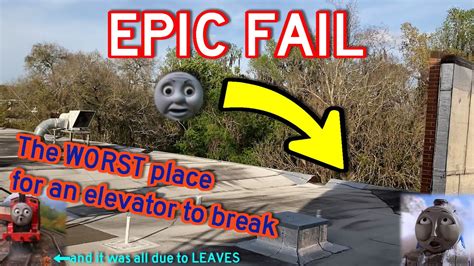 EPIC FAIL The Elevator Got STUCK On The ROOF Elevator Malfunction