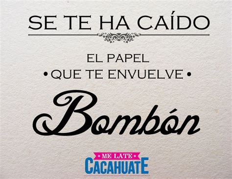 An Advertisement With The Words Bon Bon Written In Spanish