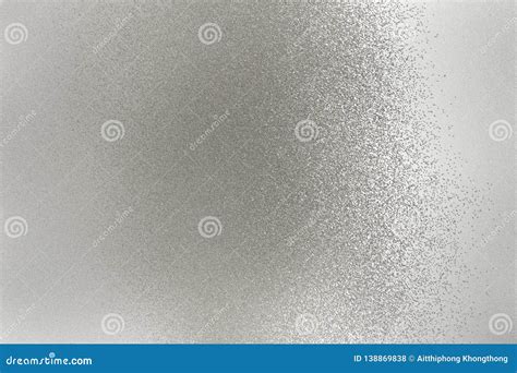 Texture Of Silver Brushed Metallic Plate Abstract Background Stock