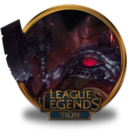 Sion Icon League Of Legends Gold Border Iconpack Fazie69