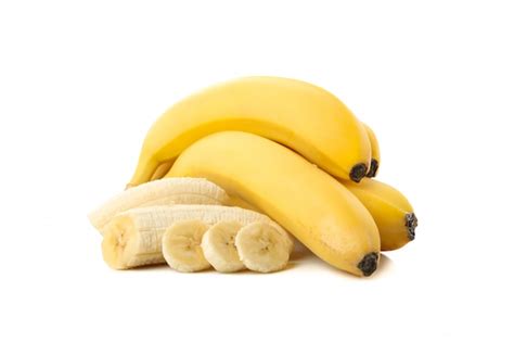 Premium Photo Banana Cluster Isolated Fresh Fruit
