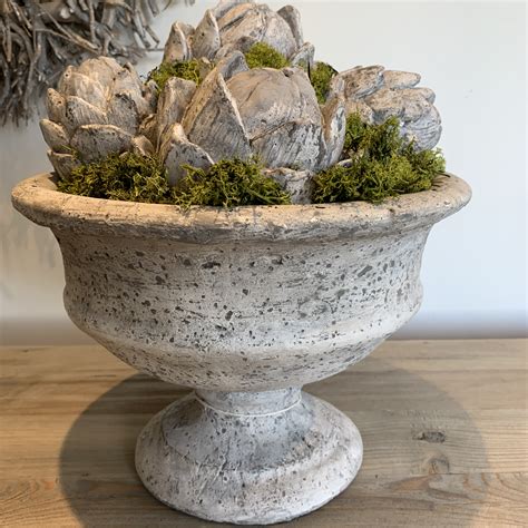 Get the best deal for stone bowls from the largest online selection at ebay.com. Decorative Stone Bowl with Stone Artichokes - Bayberry Hollow