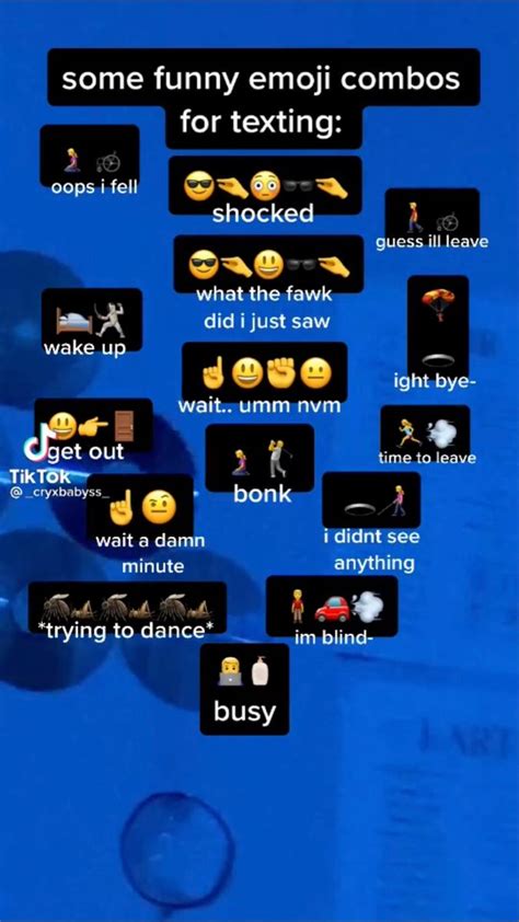 emoji combos part 1 in 2021 funny emoji combinations really funny memes funny texts jokes