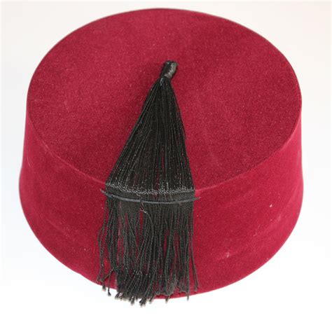 Moroccan Traditional Fez Red Hat E Mosaik