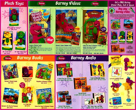 Barney Products Of 2001 In Canada By Bestbarneyfan On Deviantart