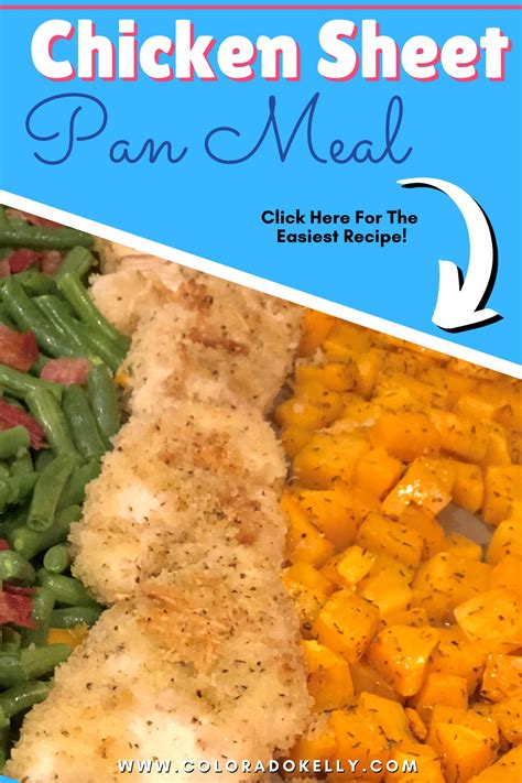 Chicken Sheet Pan Meal Recipe Sheet Pan Dinners Recipes Sheet Pan
