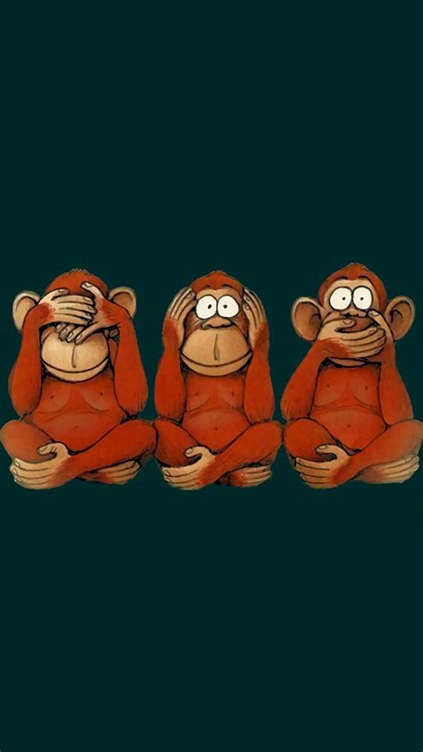 Three Wise Monkeys Wallpaper Carrotapp