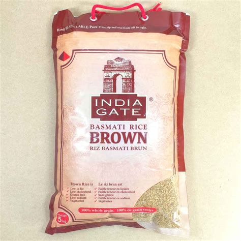 India Gate Brown Basmati Rice 5kg Desi Super Store