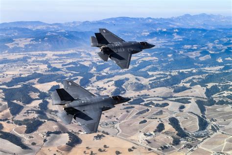Two F 35c Lightning Ii Attached To The Argonauts Of Strike Fighter
