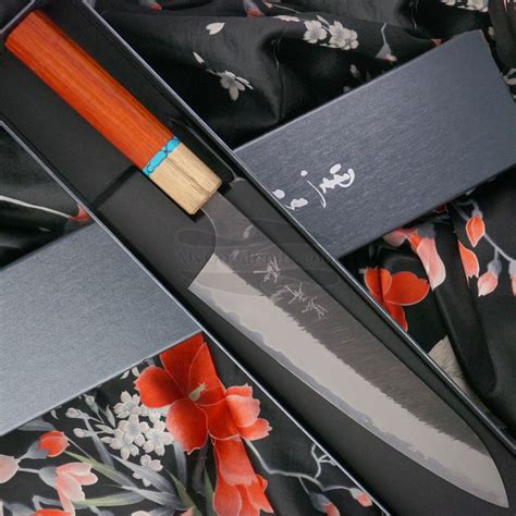 Gyuto Japanese Kitchen Knife Yu Kurosaki Fujin Super Aogami Series ZAF CH Cm For Sale