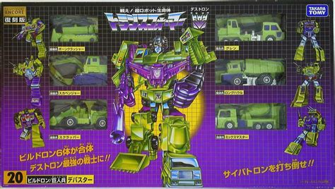20 Constructicons Devastator Transformers G1 Transformers Encore