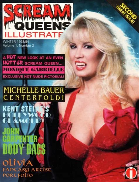 scream queens illustrated magazine volume 1 number 2 monique gabriele cover nice 15 00 picclick