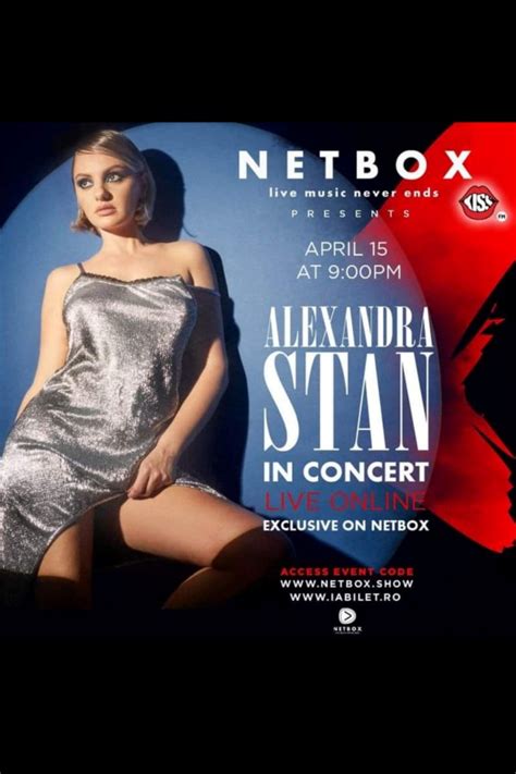 Concert Online Alexandra Stan Pe Platforma Netbox Bilete