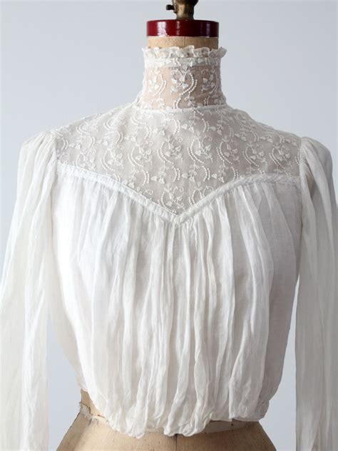 Victorian Lace Blouse Victorian Lace Blouses Edwardian Dress