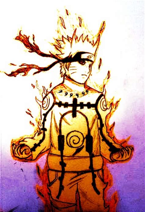 Naruto Nine Tails Chakra Mode By Jeigoway On Deviantart