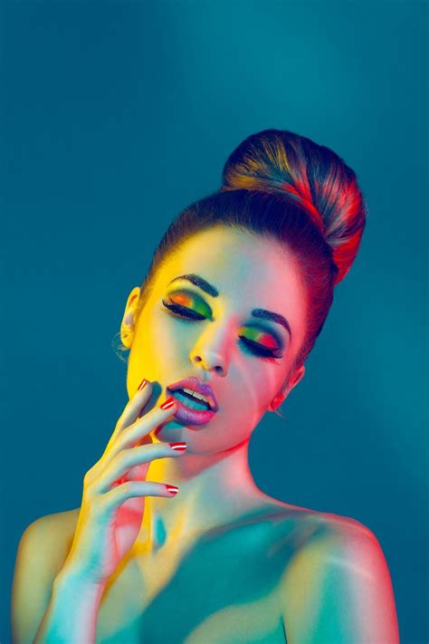 Pin By Lee Holbrook On Crazy Colors Colorful Portrait Photography