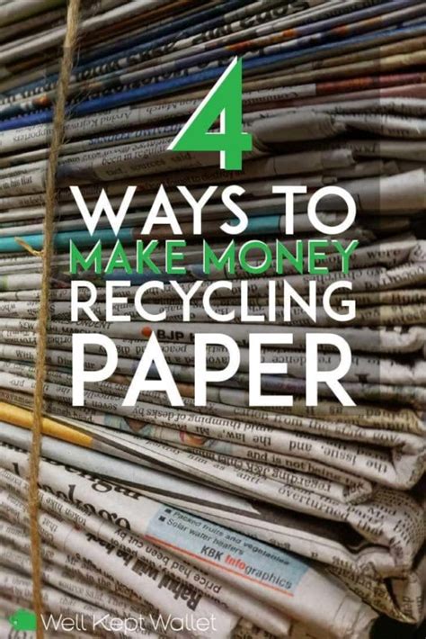 4 Simple Ways To Make Money Recycling Paper