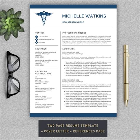 A medical or surgical nurse, works in specialized areas of nursing. Medical Resume | Nurse CV | Creative Resume Templates ...