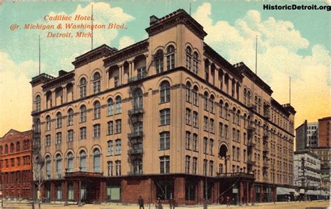 Cadillac Hotel Postcards — Historic Detroit