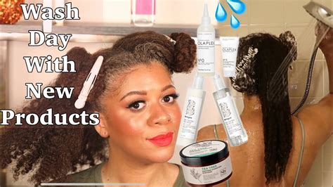 Wash Day With New Products And First Impressions Natural Hair Wash