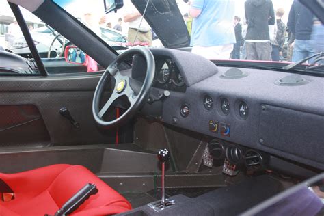 Maybe you would like to learn more about one of these? File:Ferrari F40 interior - Flickr - Supermac1961.jpg - Wikimedia Commons