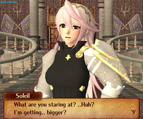 Rule 34 Breast Expansion Clothed Clothing Dialogue Female Fire Emblem Fire Emblem Fates Pink