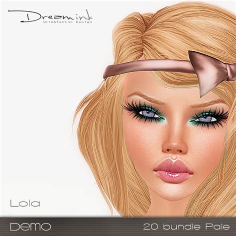 Second Life Marketplace Demo Pale Skin Lola Dream Ink Design