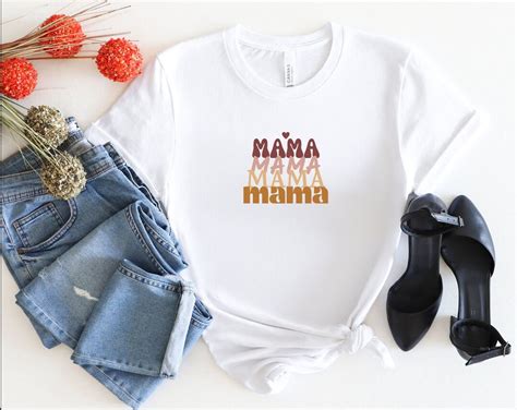 Mama T Shirtmom Shirt For Mom For Mothers Day Mama Etsy