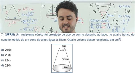 Cone Exercícios Resolvidos Pdf
