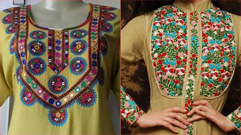 Hand Embroidery Designs Dresses Pakistani Latest Handmade Embroidery