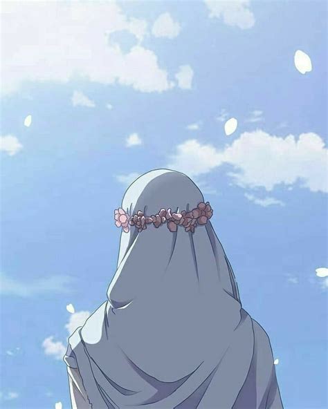 Pin By Rizky Shaqinah Rahman On Picture Hijab Cartoon Islamic Cartoon Anime Muslim