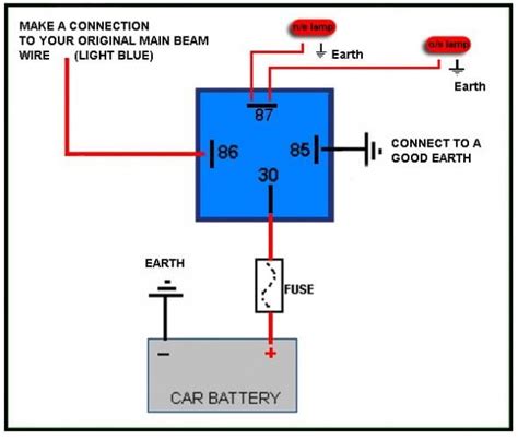 4 Pin Relay Wiring Diagram Relay Automotive Electrical Car Audio