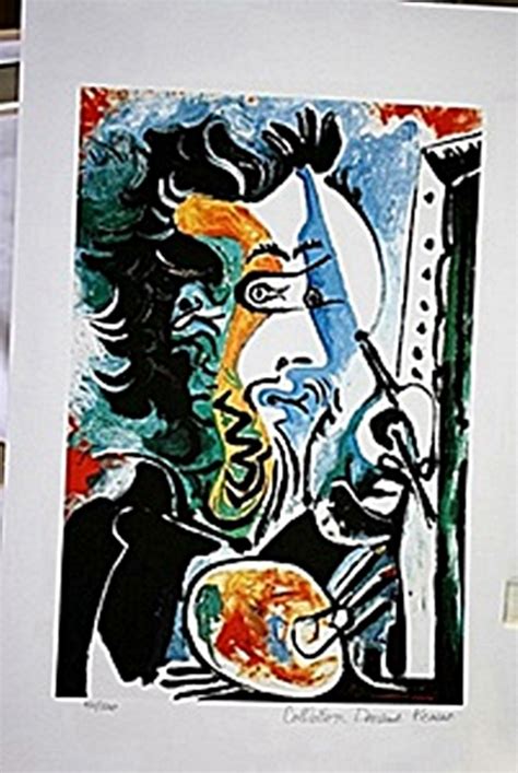 The Artist Lithograph Pablo Picasso