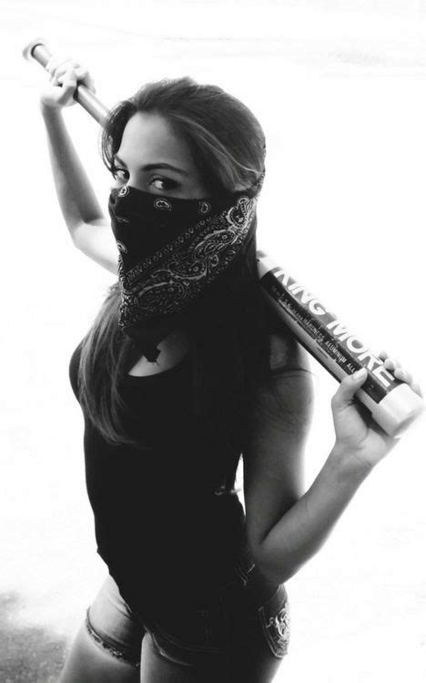 Gangsta Girl Fille Gangsta Chola Style Post Apocalyptic Fashion Shooting Photo Chicano