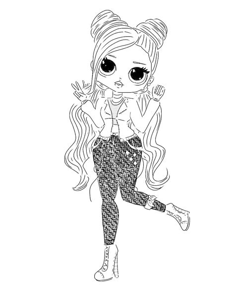 Printable Lol Omg Stellar Babe Coloring Page In 2021 Cute Coloring