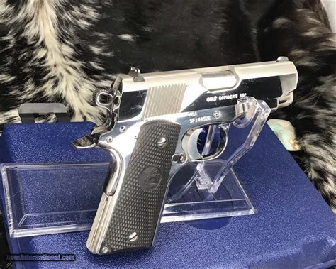 Colt Mkiv Officers Acp Lew Horton Bright Stainless 45