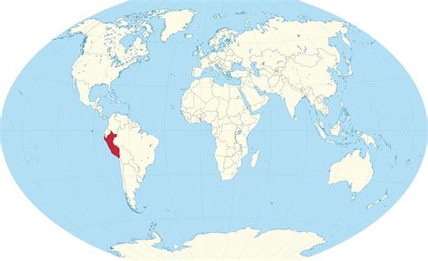 El Peru En El Mapa Del Mundo Mapa Del Mundo Que Muestra El Peru Images