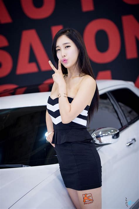 Im Min Young Seoul Auto Salon 2014 Asian Beautiful Sexy