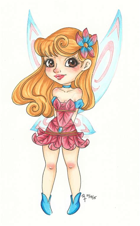 Chibi Disney Fairy Collection Aurora By Chelleface90 On Deviantart
