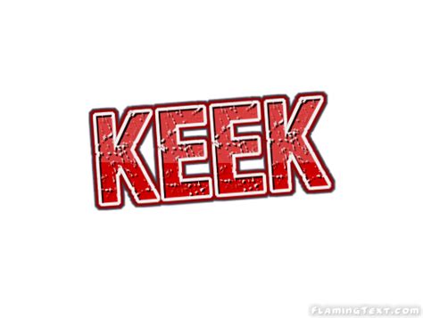 Keek Logo Outil De Conception De Nom Gratuit à Partir De Texte Flamboyant