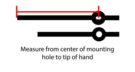 How To Determine What Clock Hand Size To Use Esslinger Watchmaker