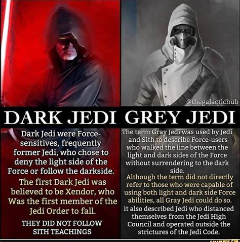 Dark Jedi Dark Jedi Were Force Sensitives Frequently Former Jedi Who