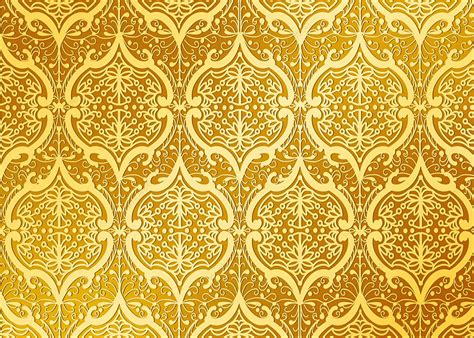 High Quality Light Effect Golden Pattern Background Wallpaper Texture