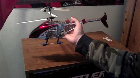 Hercules Rc Helicopter And Broken Blade Youtube